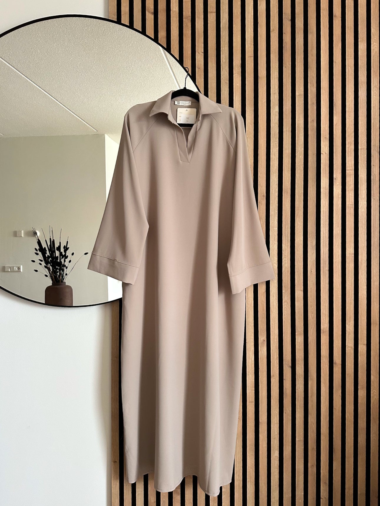 ABAYA AHLAM TAUPE