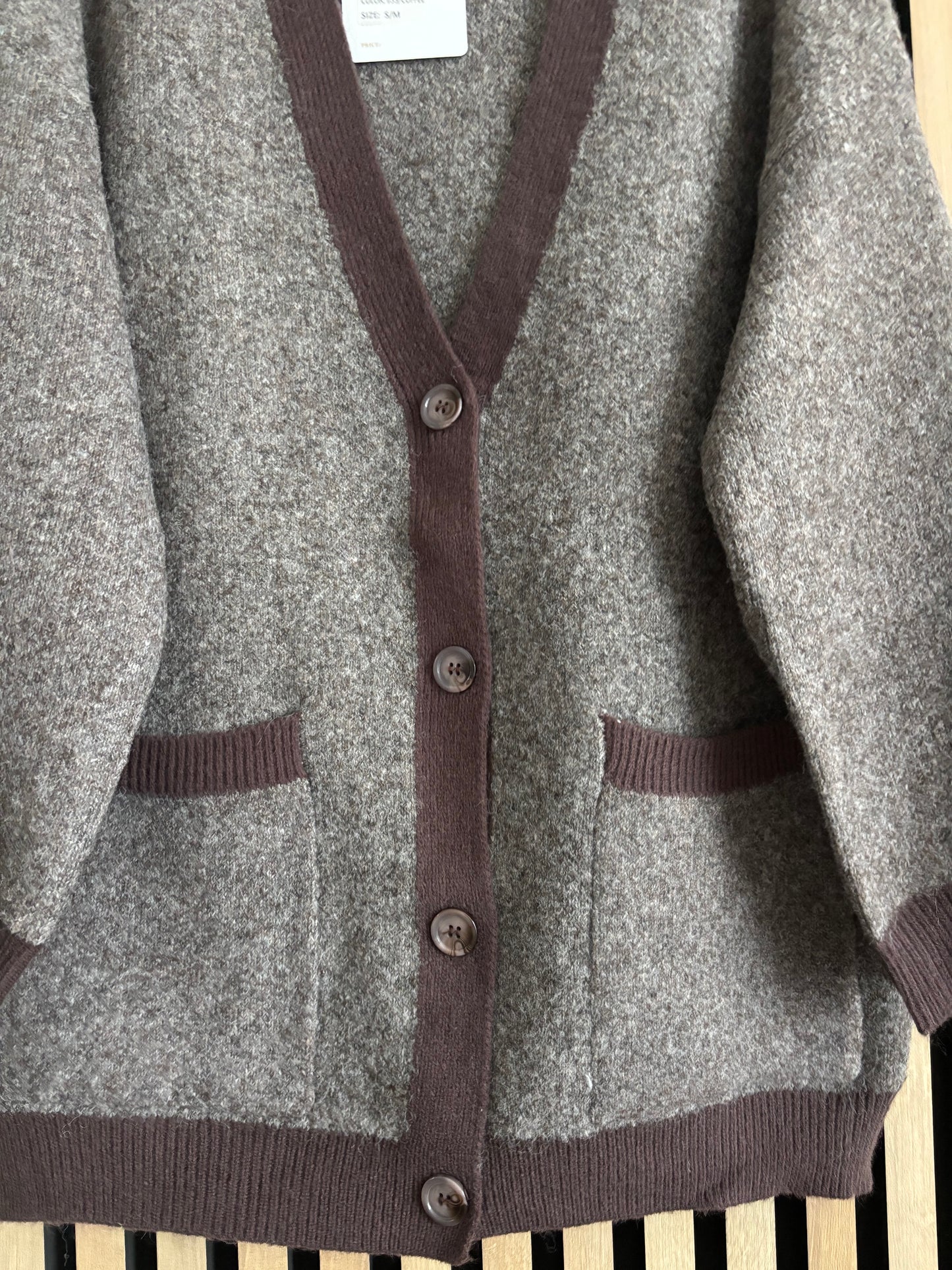 CARDIGAN DARK BROWN