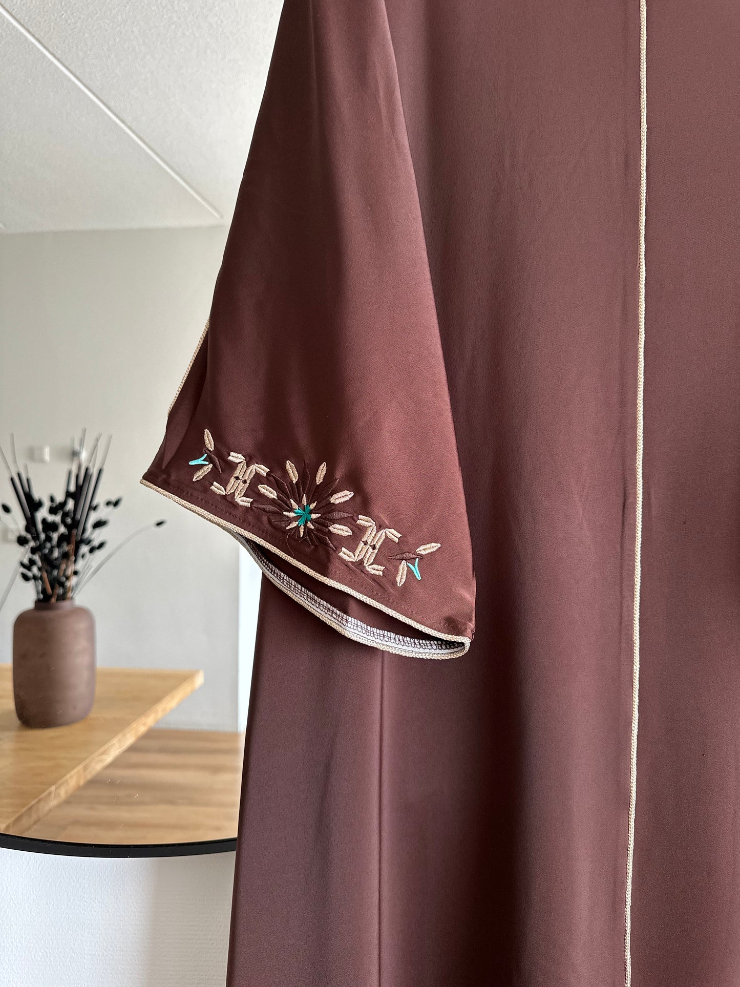 ABAYA WAFAE DARK BROWN