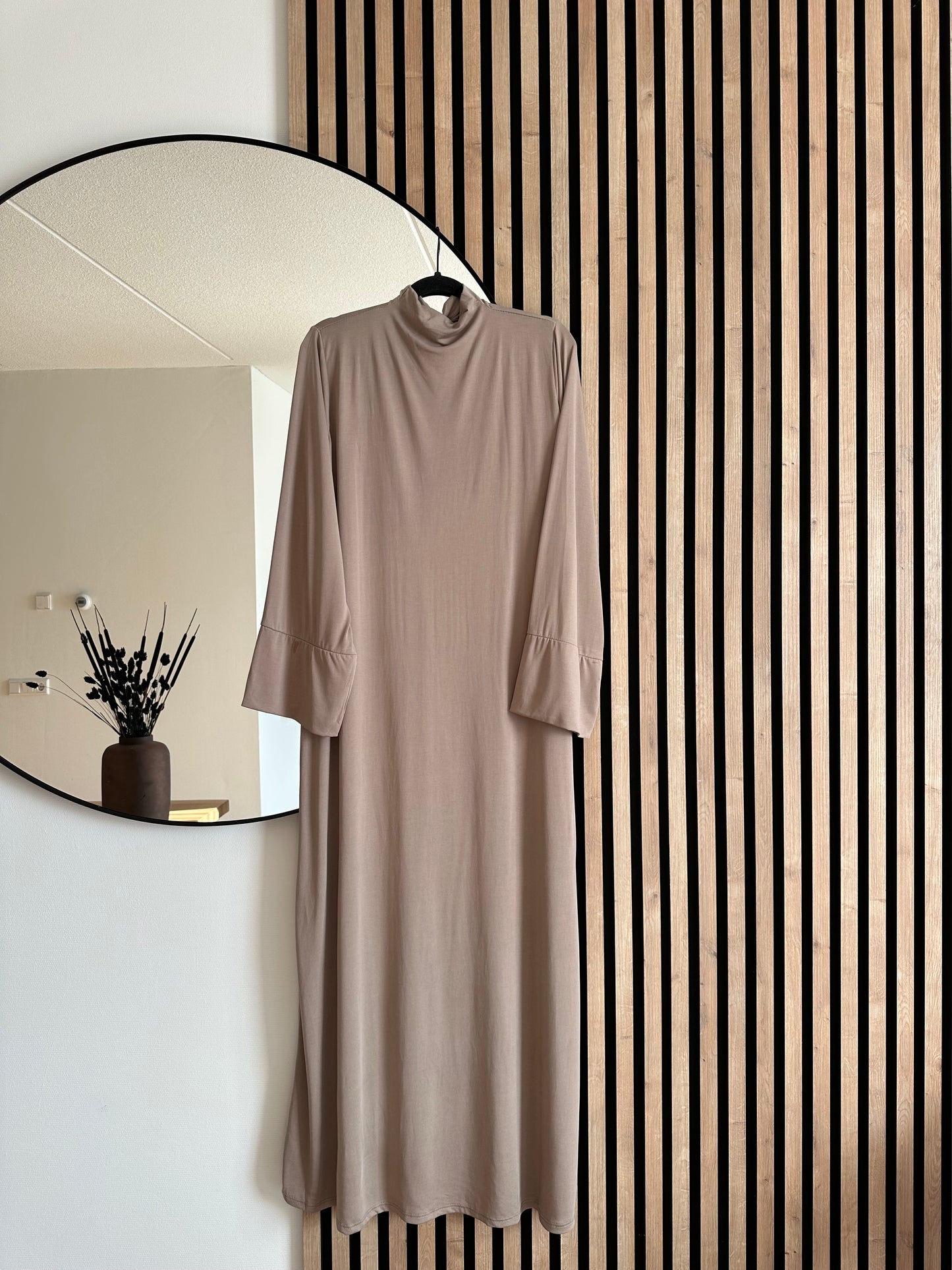 ABAYA + KHIMAR NAYLA LIGHT BROWN