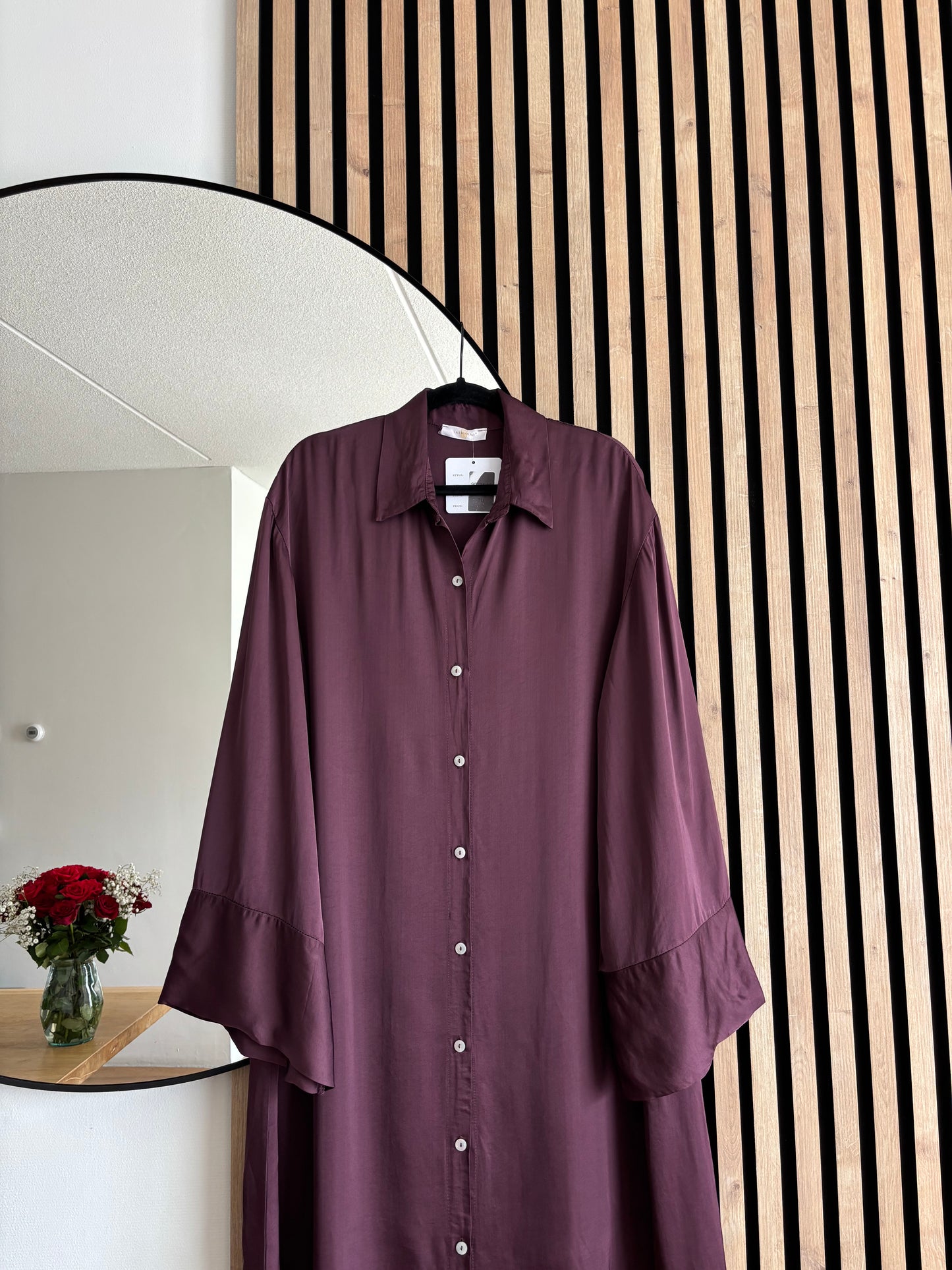 DRESS SIRIA BURDEOS