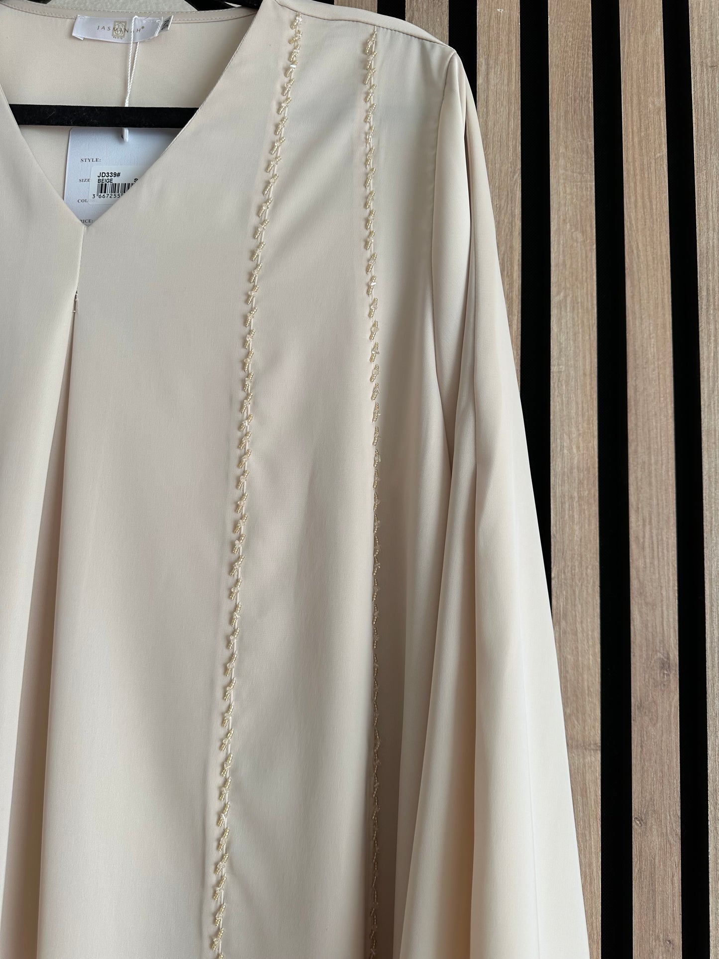 ABAYA DUBAI SAMIA CREAM