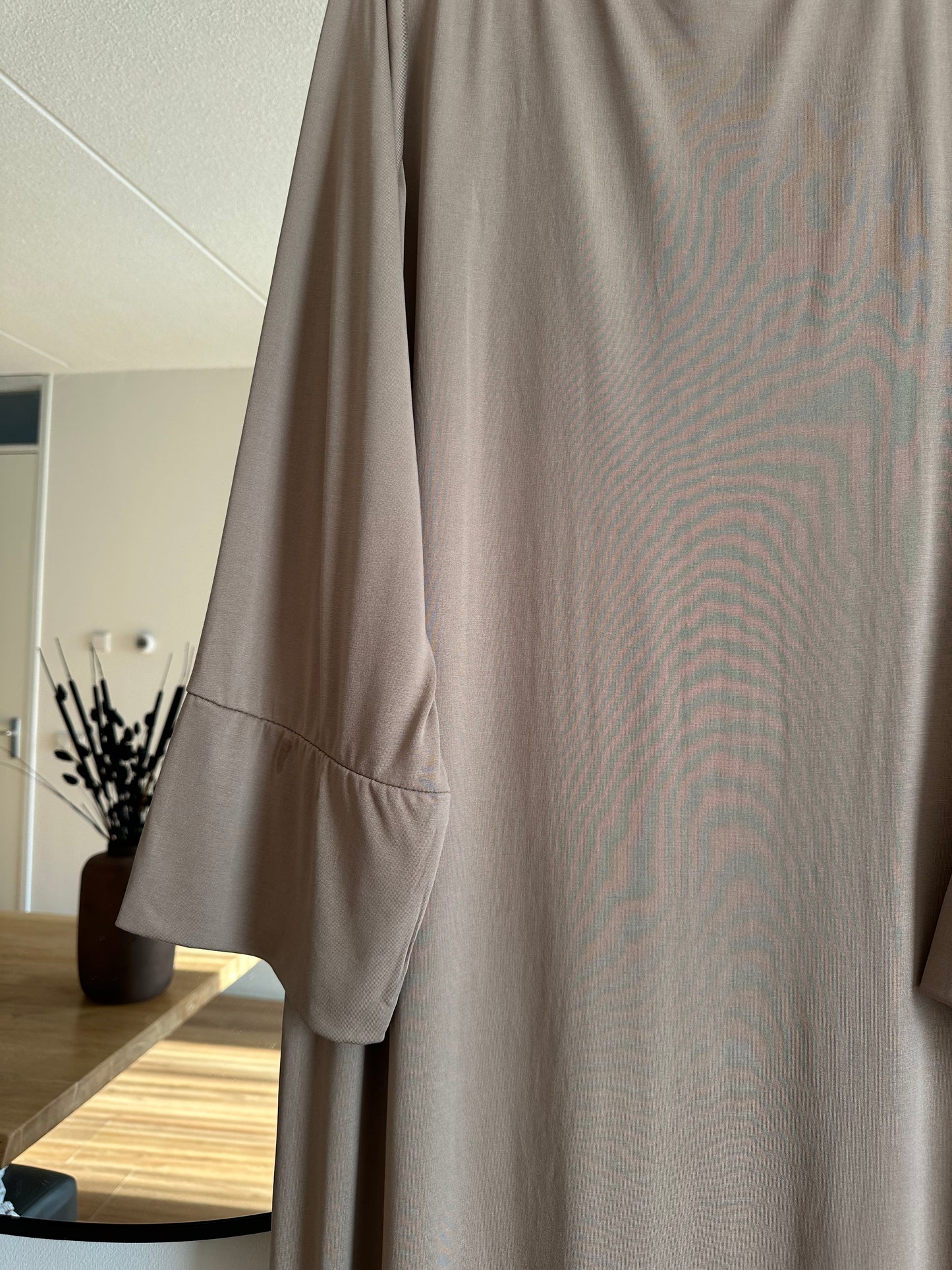 ABAYA + KHIMAR NAYLA LIGHT BROWN