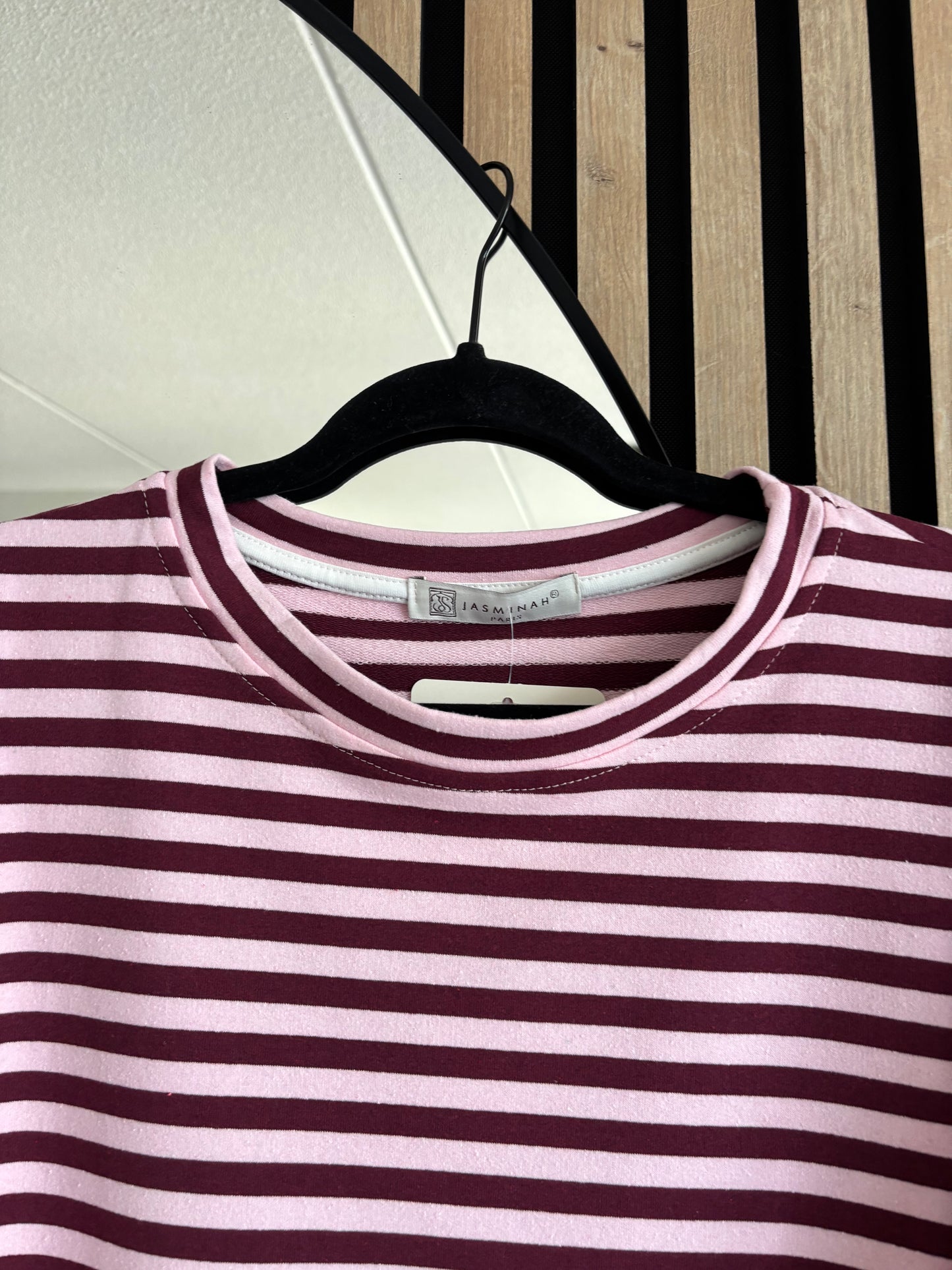 JERSEY OVERSIZE PINK-BORDO