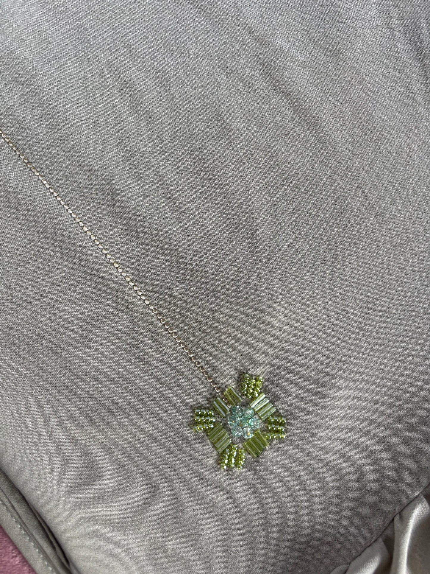 HIJAB VOLANTES DIAMOND MATCHA