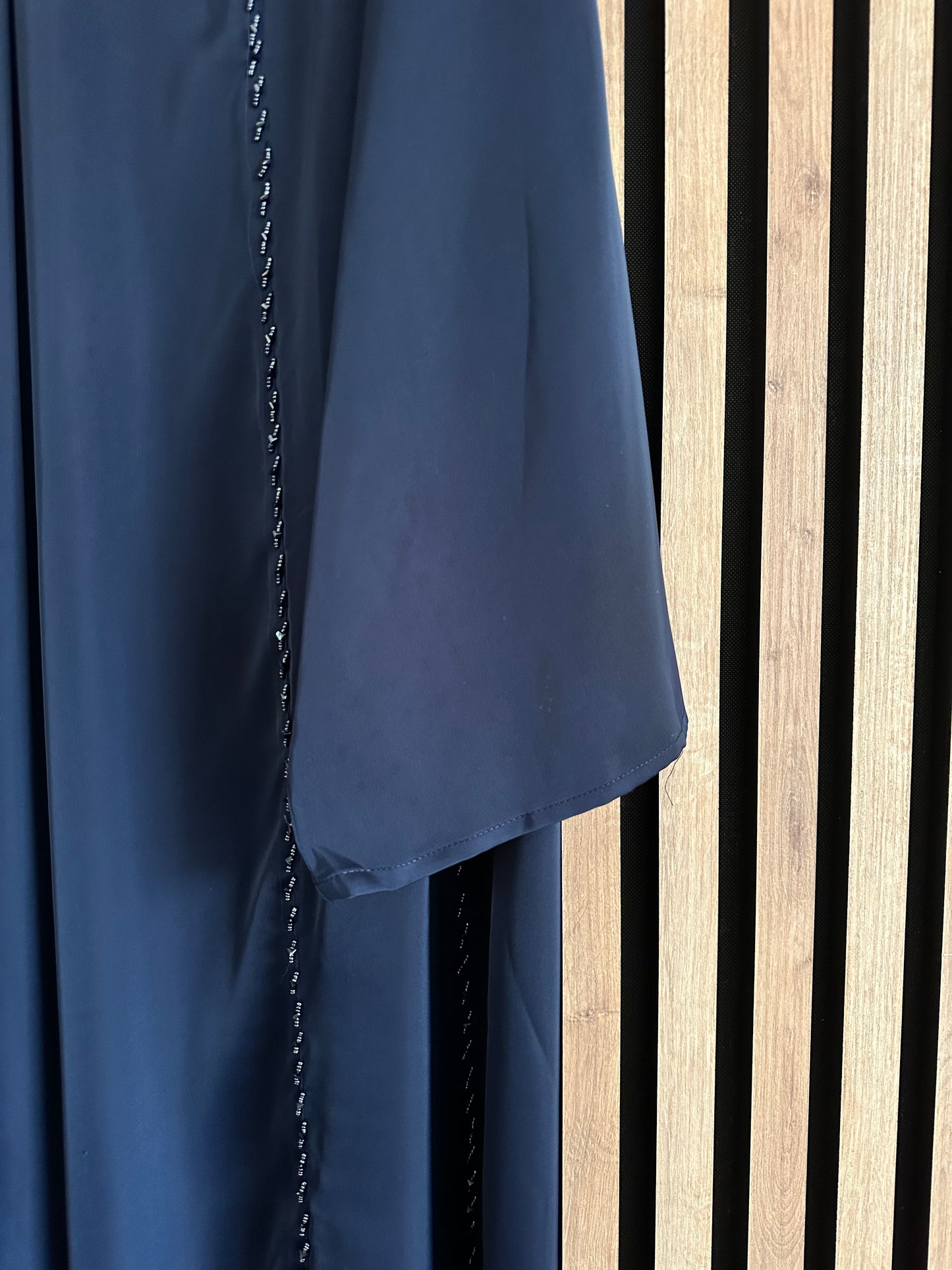 ABAYA DUBAI SAMIA BLUE MARINE