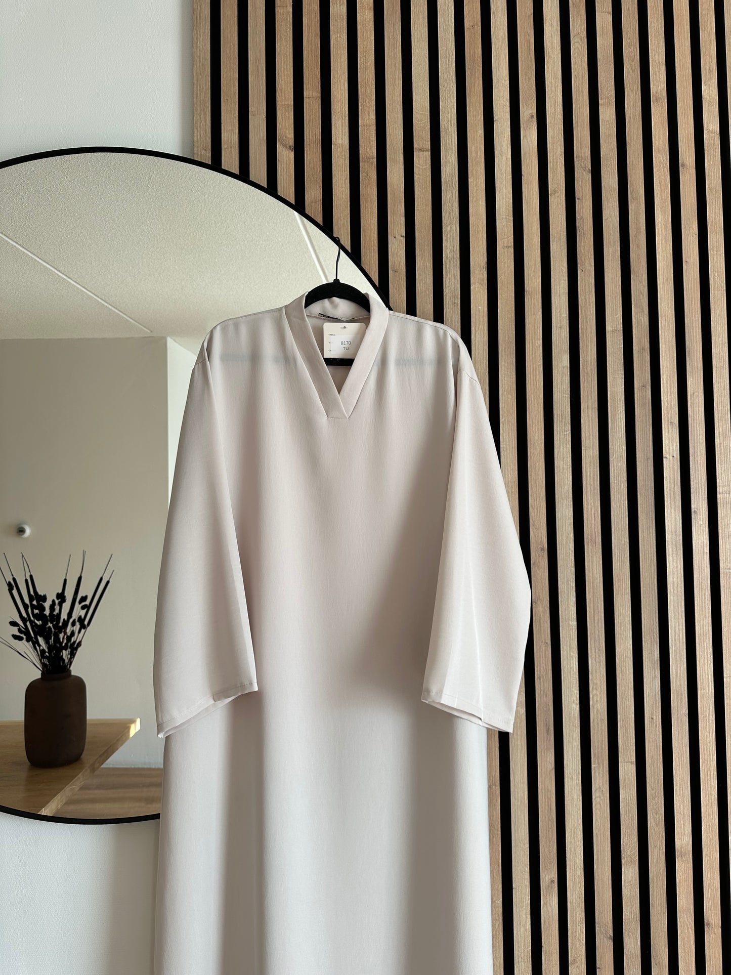 ABAYA + KHIMAR ANISSA CREAM