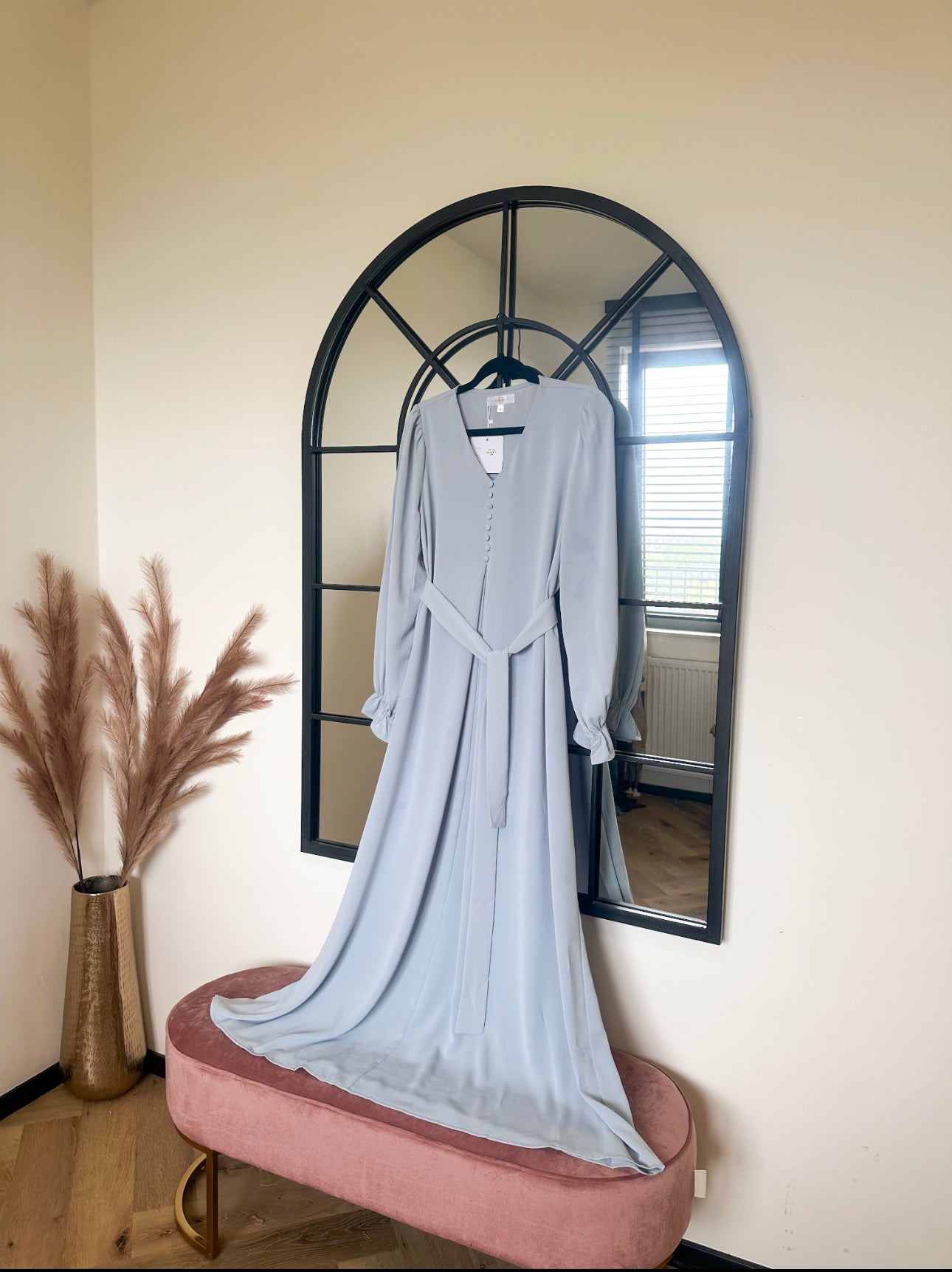 ABAYA FAYROUZ AZUL BEBE