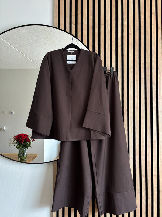 SET OUARDA DARK BROWN