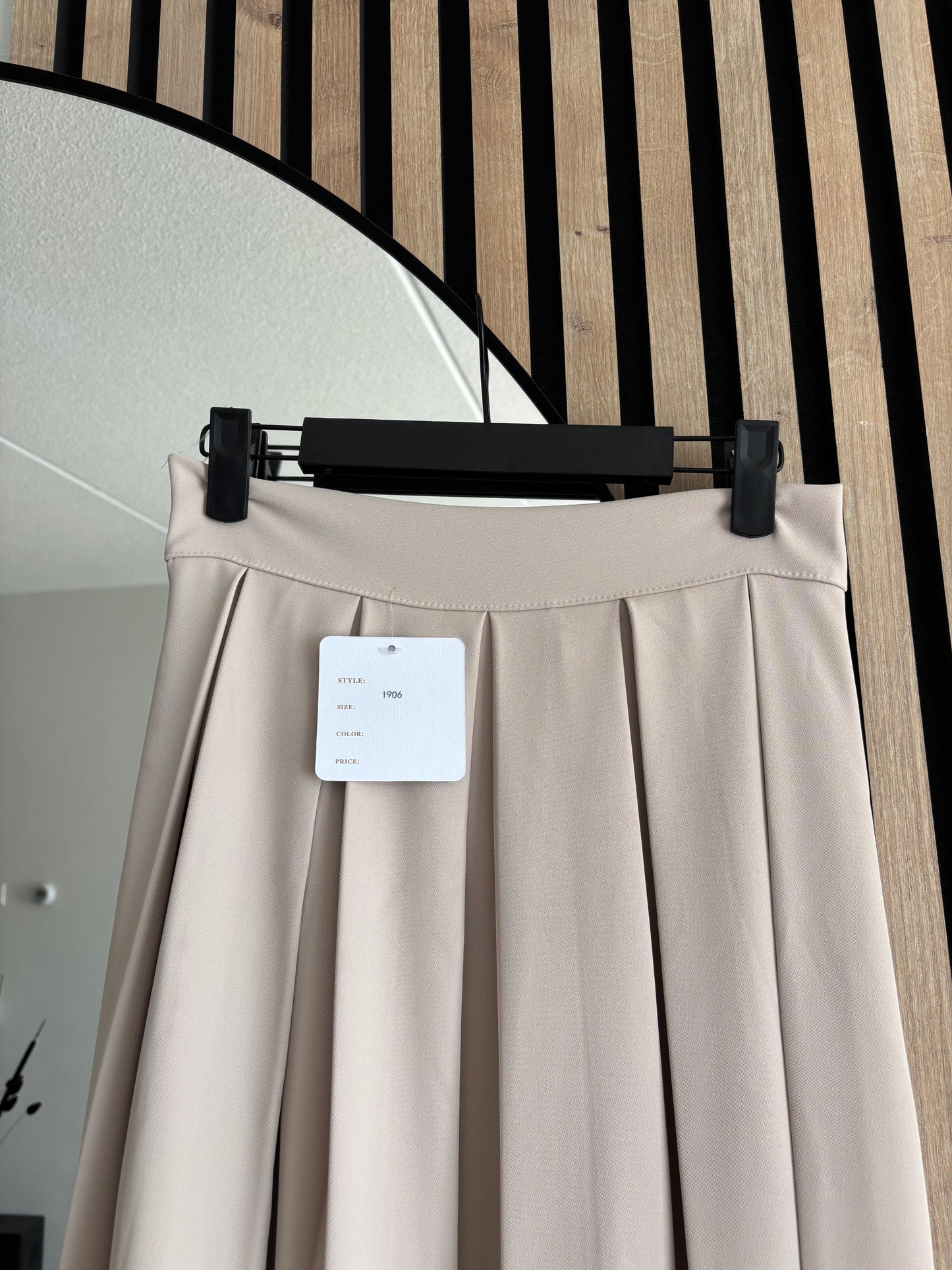 FALDA LONG BEIGE