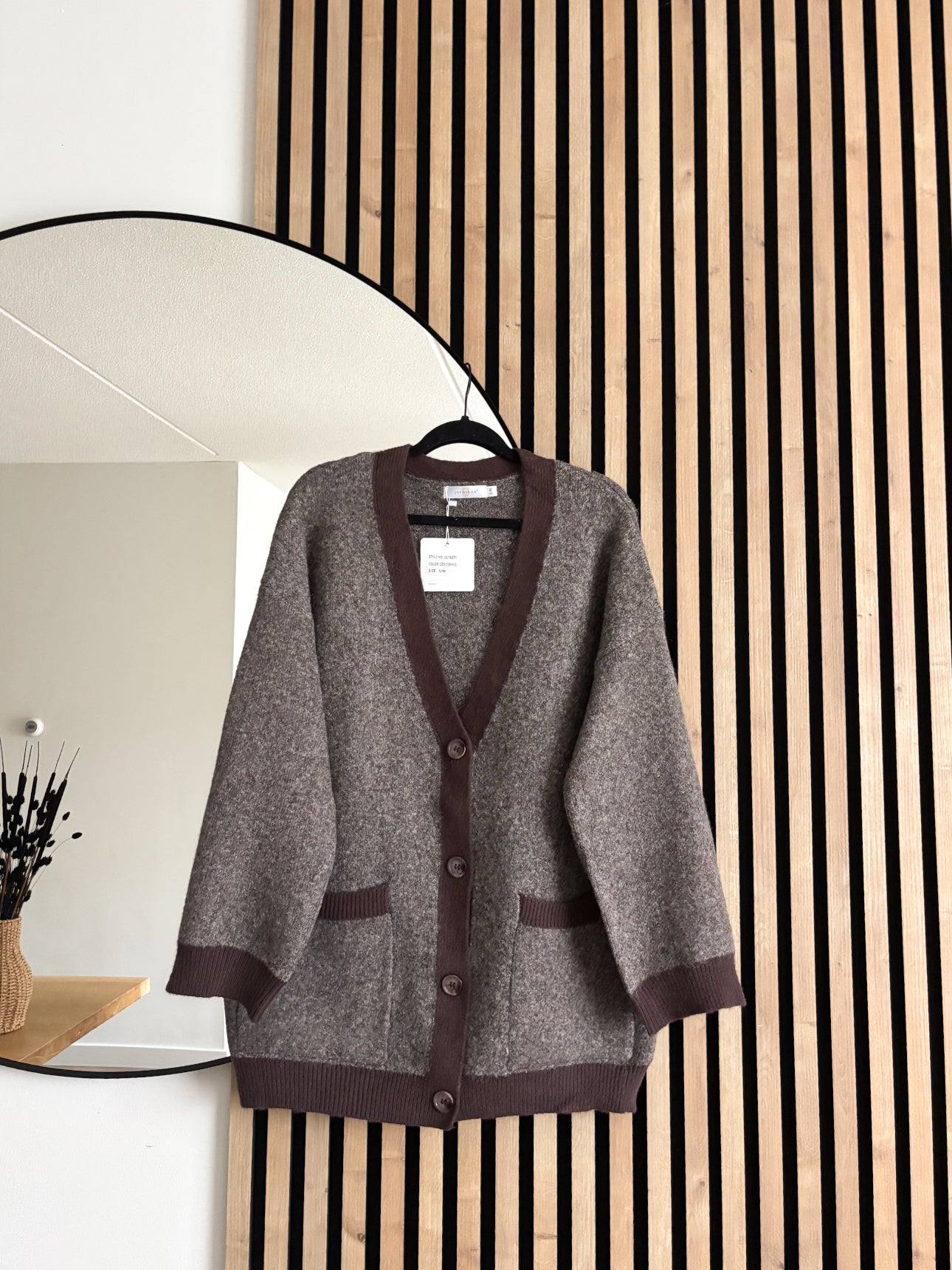 CARDIGAN DARK BROWN