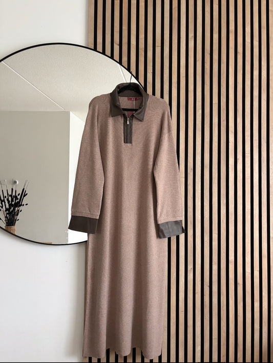 DRESS OUMI CAMEL