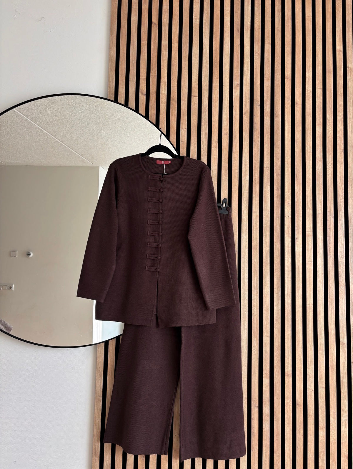SET LEILA DARK BROWN