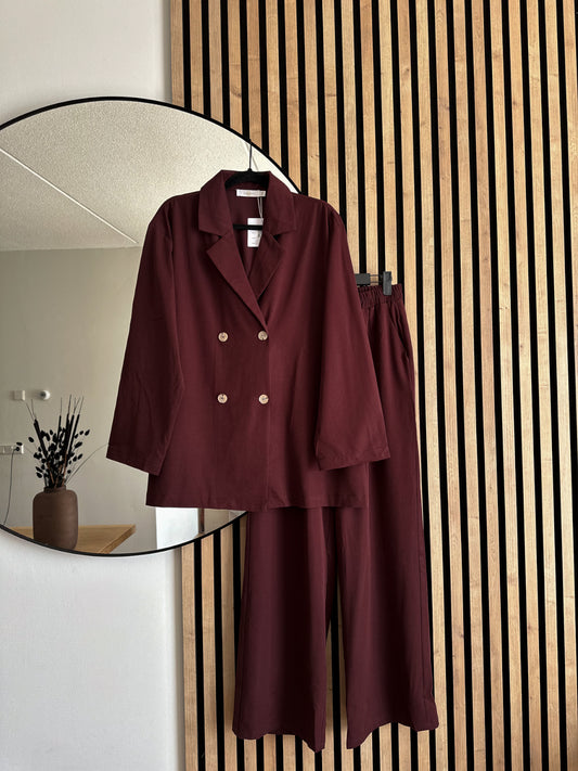 SET NADJAE BURGUNDY