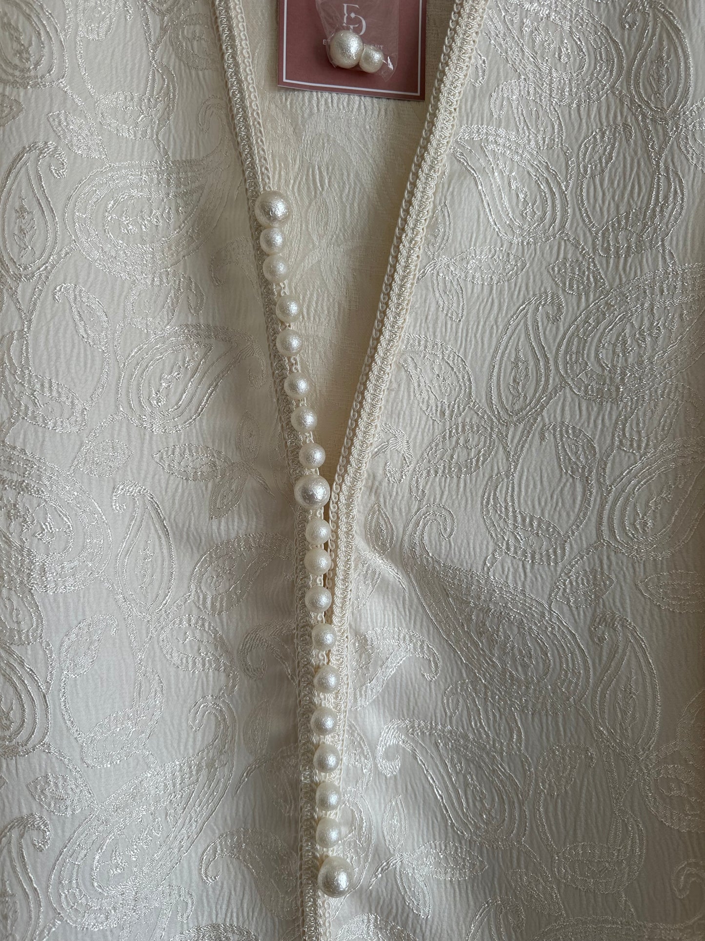 KIMONO BROCARD CREAM