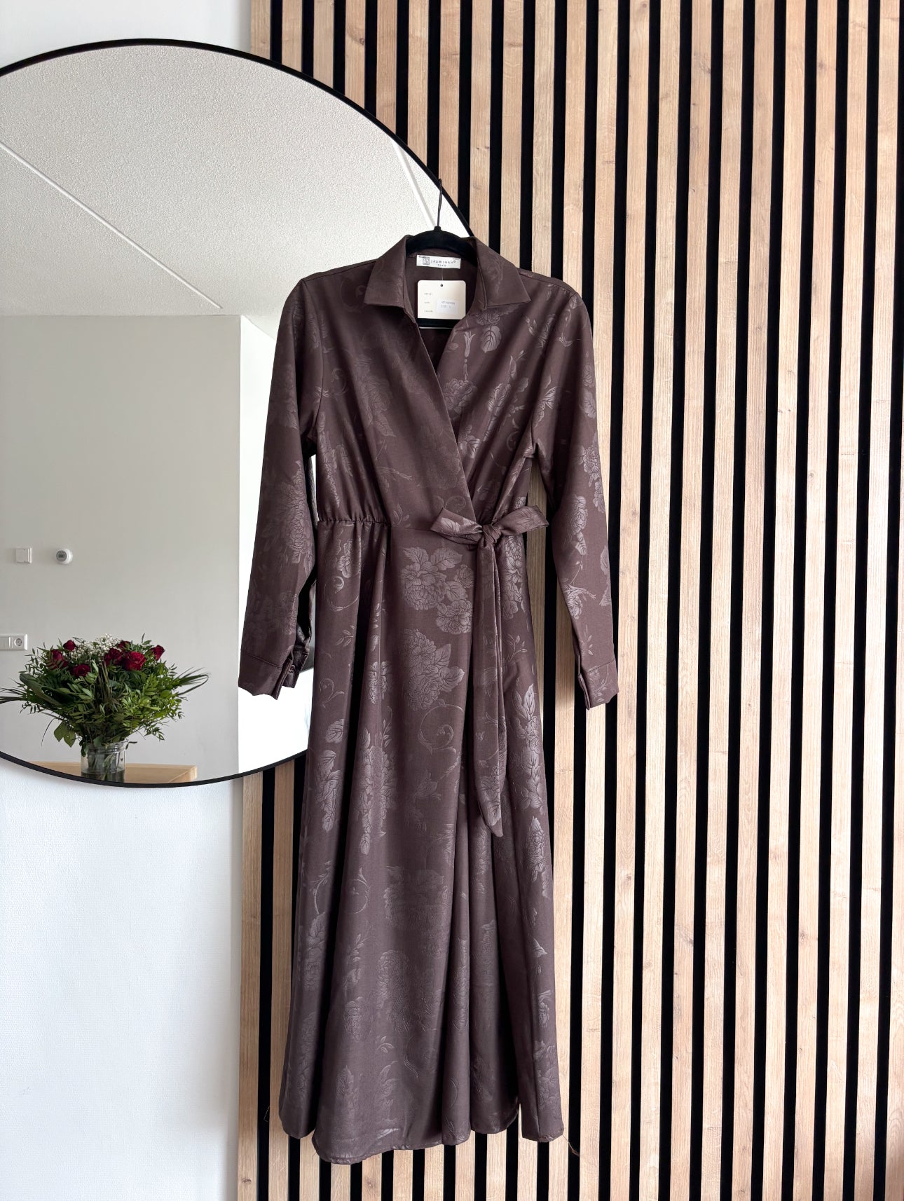DRESS KAUTAR BROWN