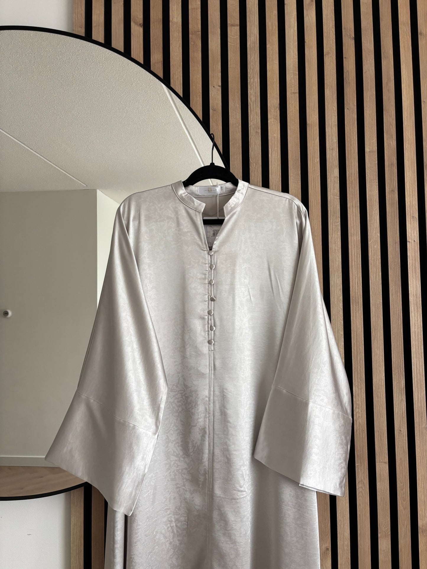 DRESS MARIAH GREY-BEIGE