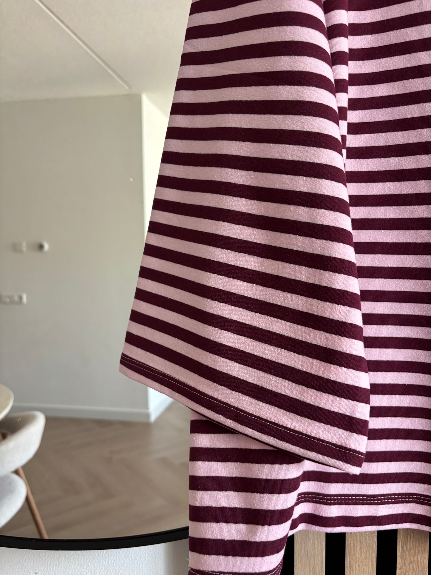 JERSEY OVERSIZE PINK-BORDO
