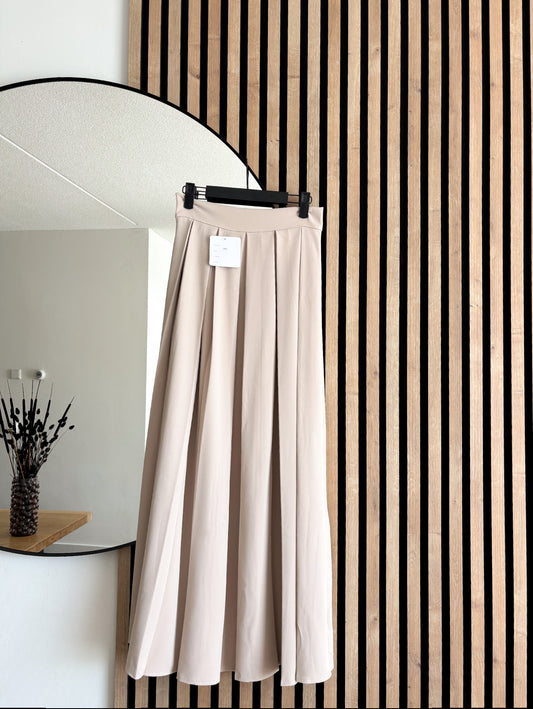 FALDA LONG BEIGE