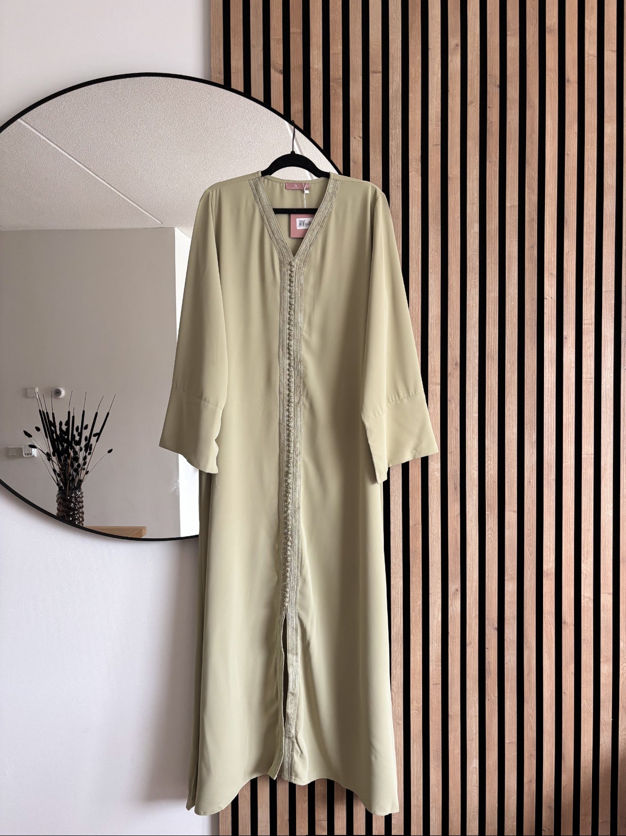 Kaftan dress matcha