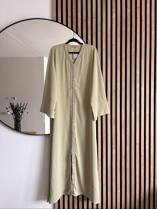 Kaftan dress matcha