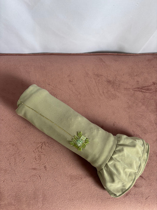 HIJAB VOLANTES DIAMOND MATCHA