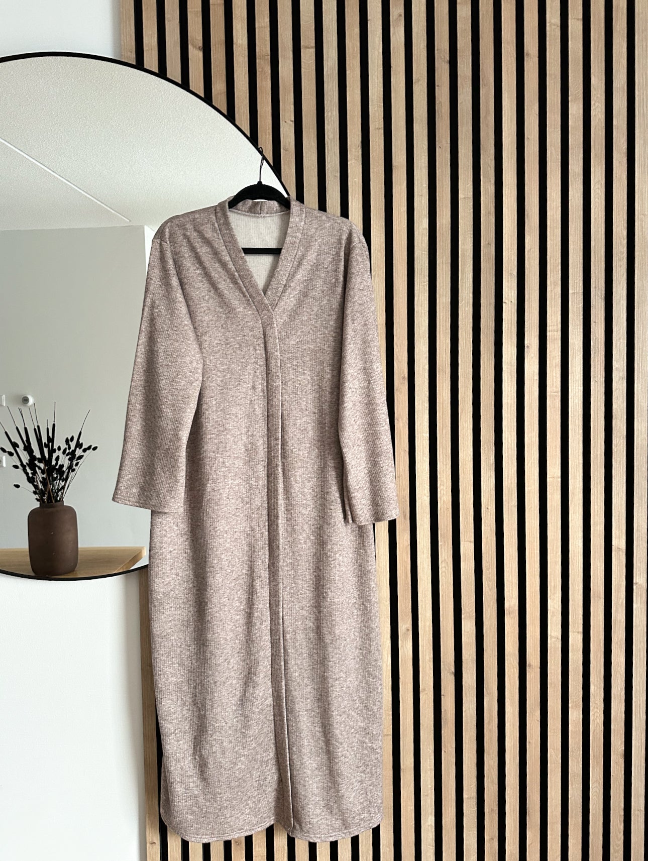 ABAYA LEILA TAUPE