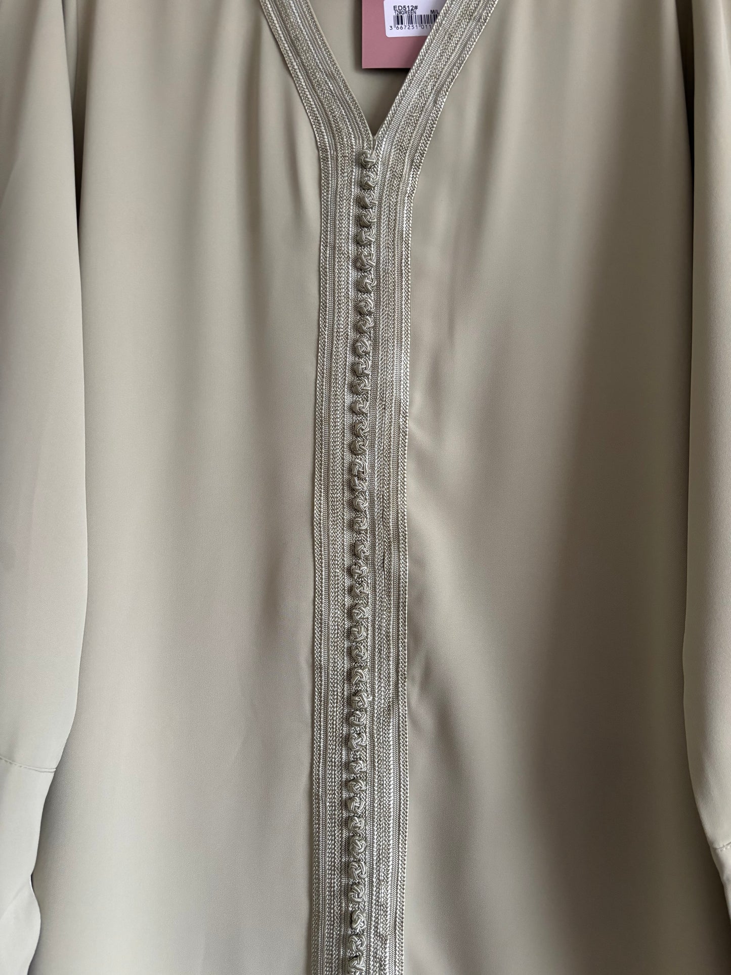 Kaftan dress matcha