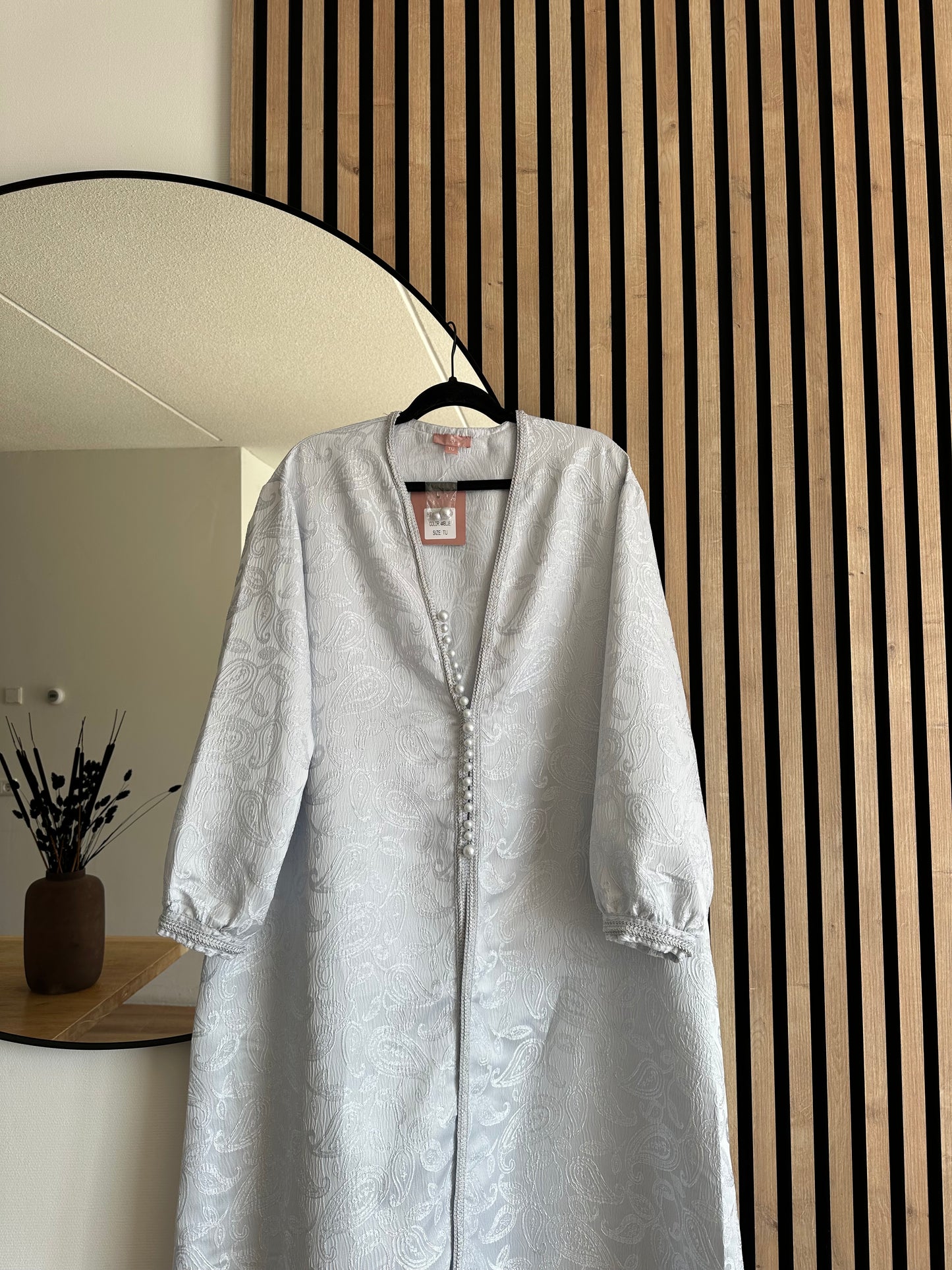 KIMONO BROCARD BLUE CIEL