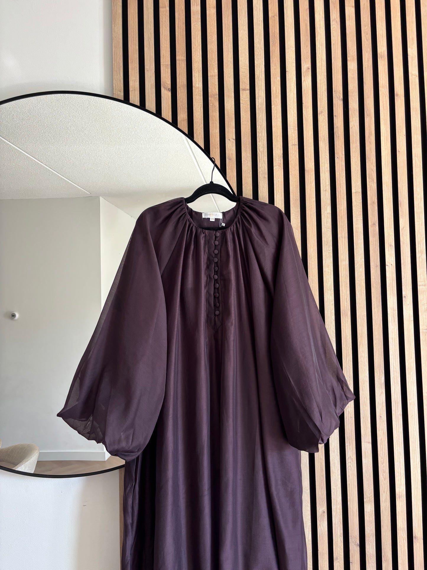 DRESS LONG HASNA BROWN