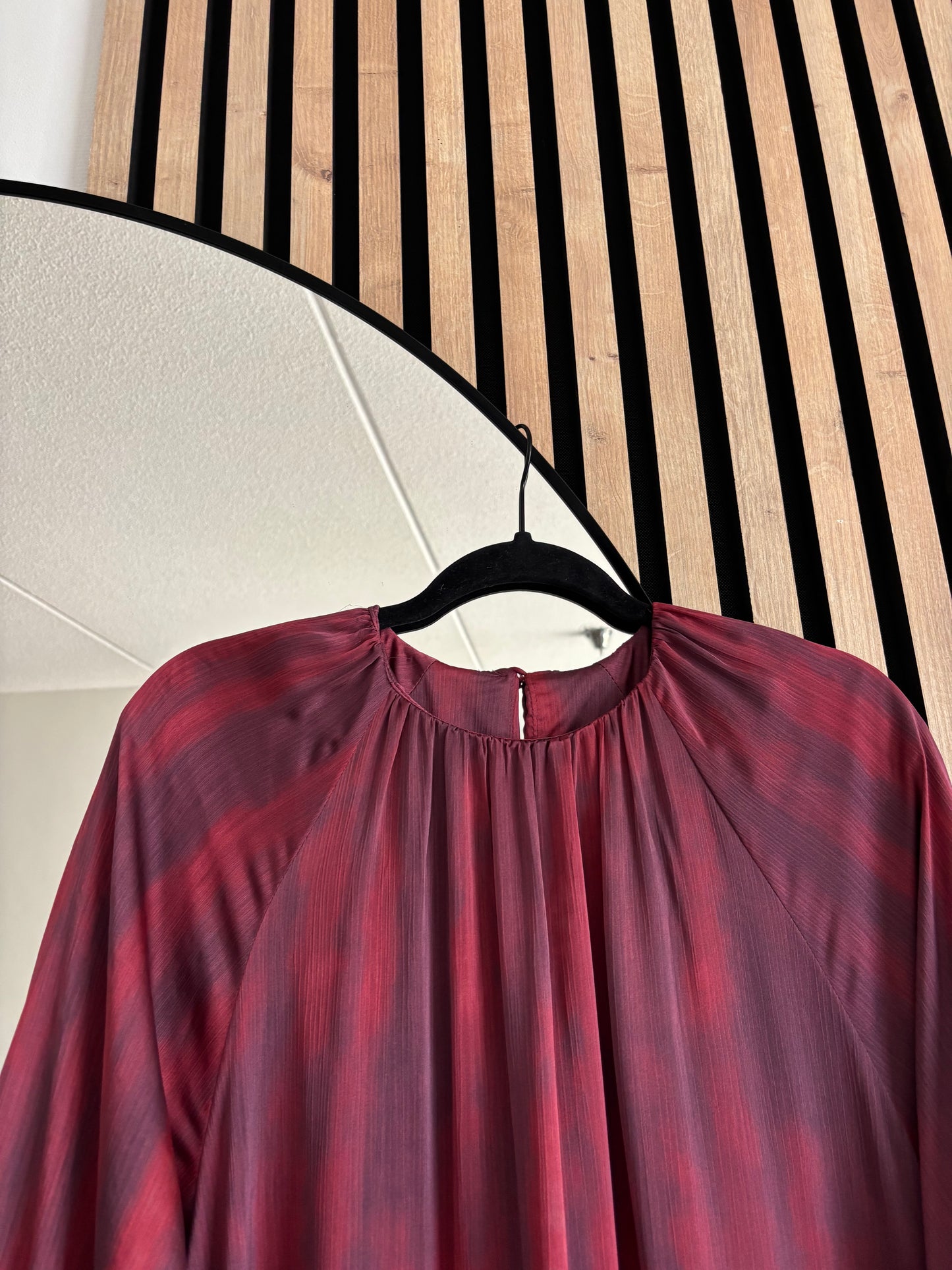 DRESS LEYDI BORDO