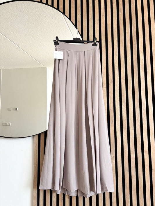 FALDA LONG TAUPE