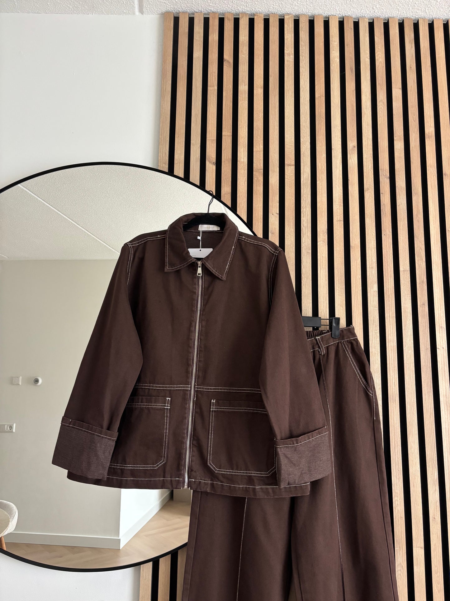 SET ALANA DARK BROWN