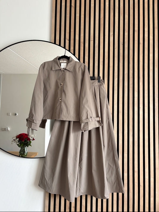 SET TRENCH TAUPE