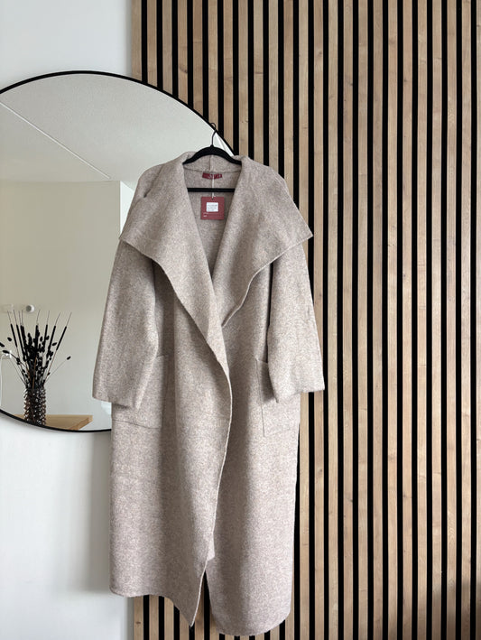CARDIGAN LONG TAUPE