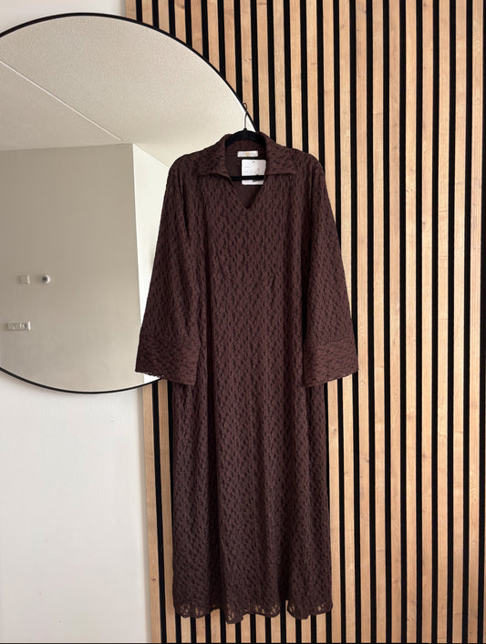 DRESS LAILA DARK BROWN