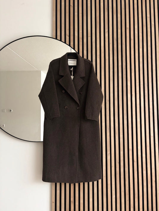 ABRIGO NAYARA DARK BROWN