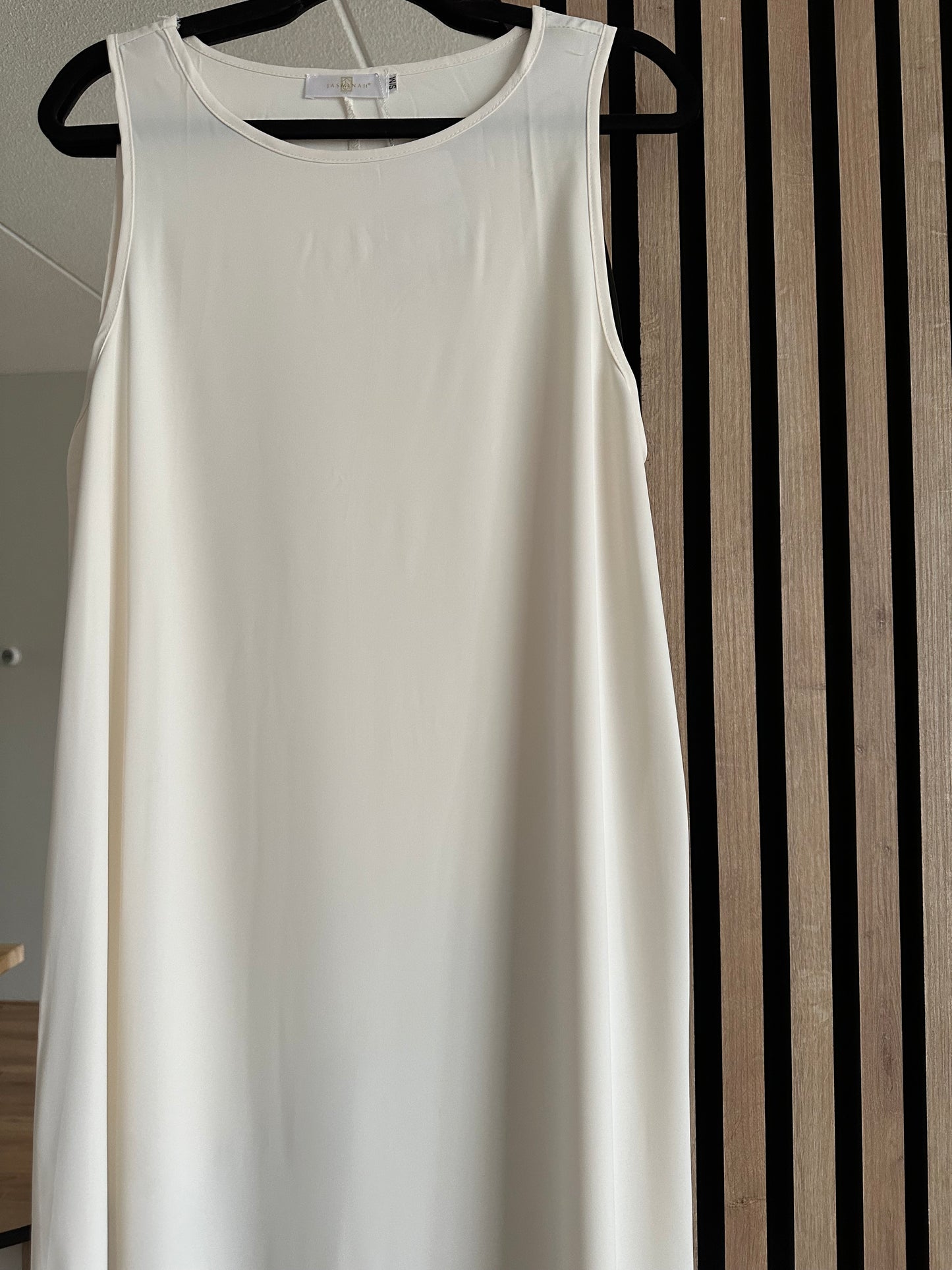 VESTIDO TIRANTES BLANCO CRUDO