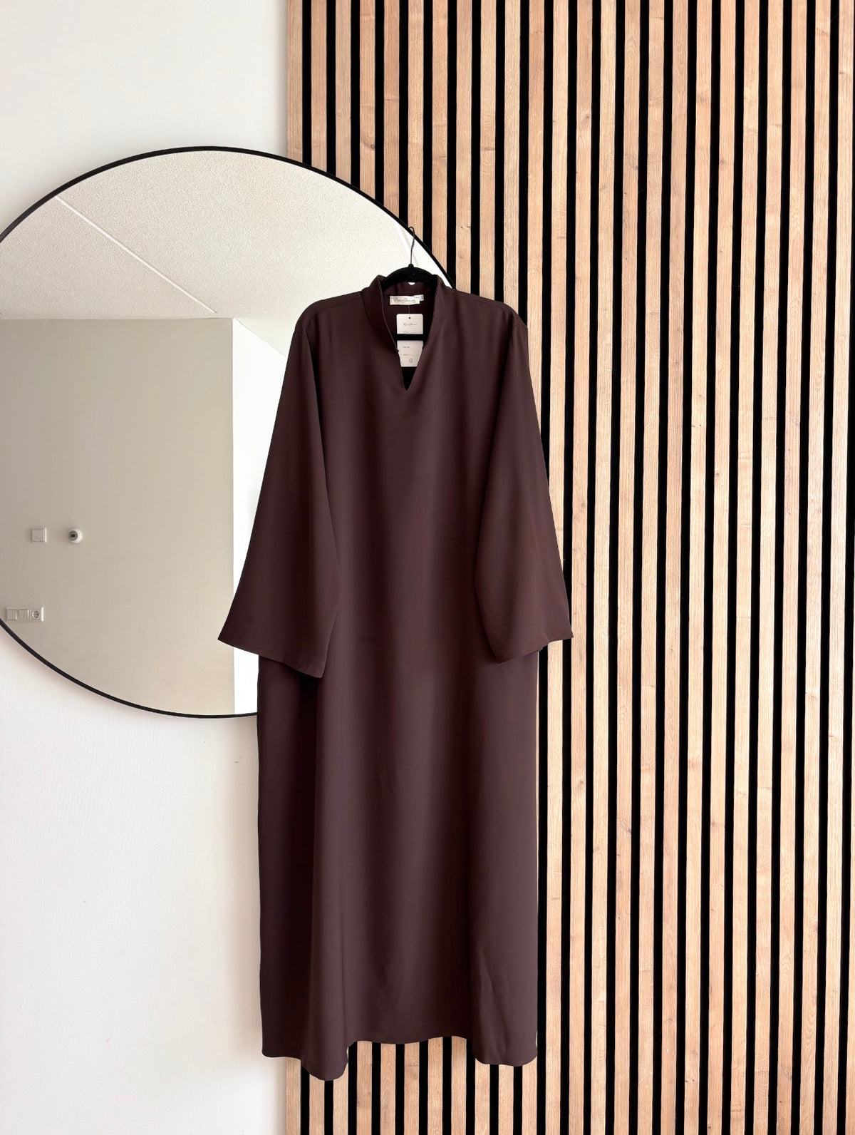 ABAYA NISRIN DARK BROWN