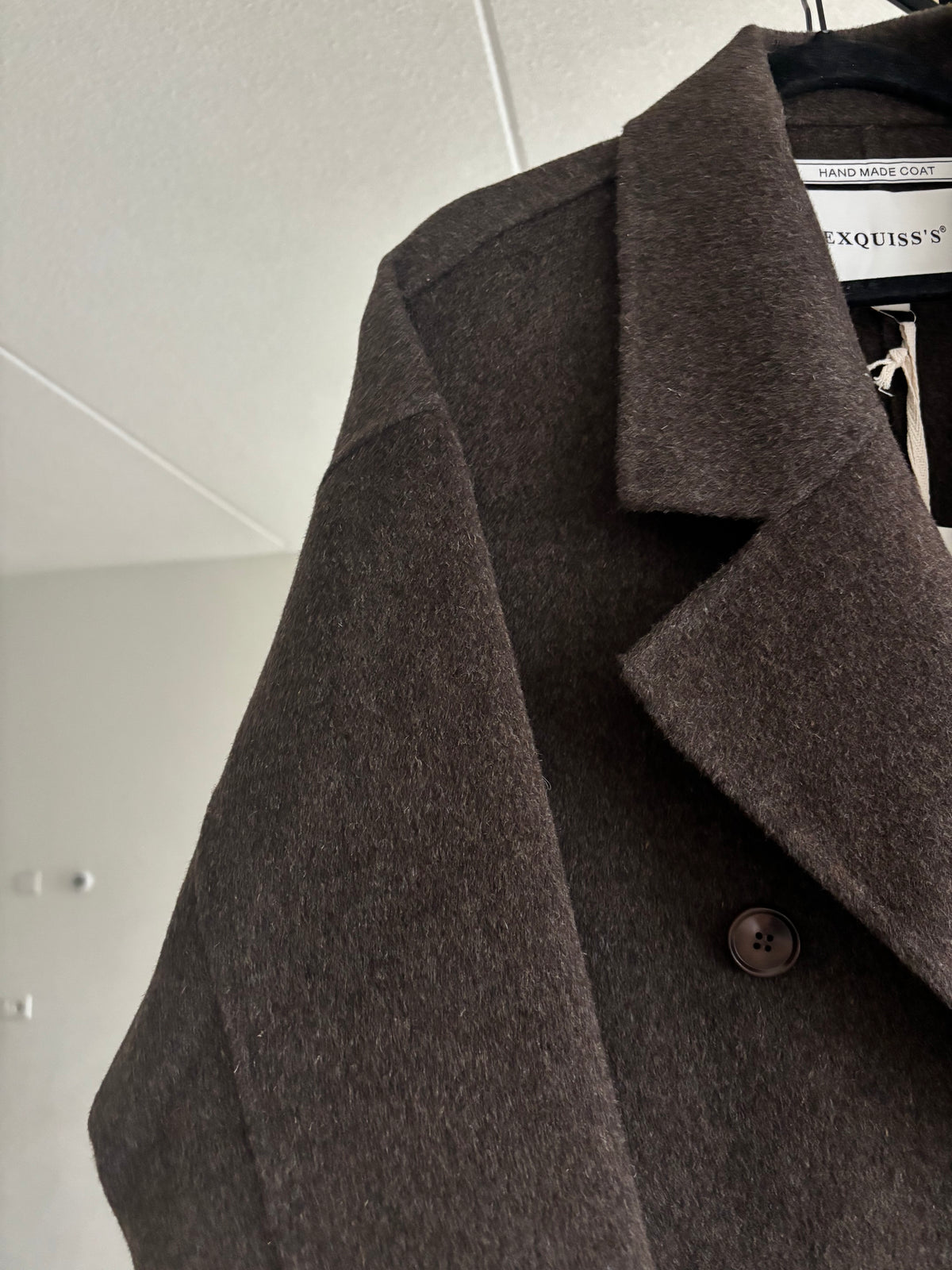ABRIGO NAYARA DARK BROWN