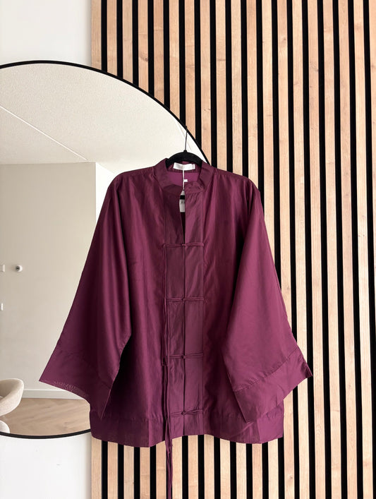 CAMISA INÉS BORDO