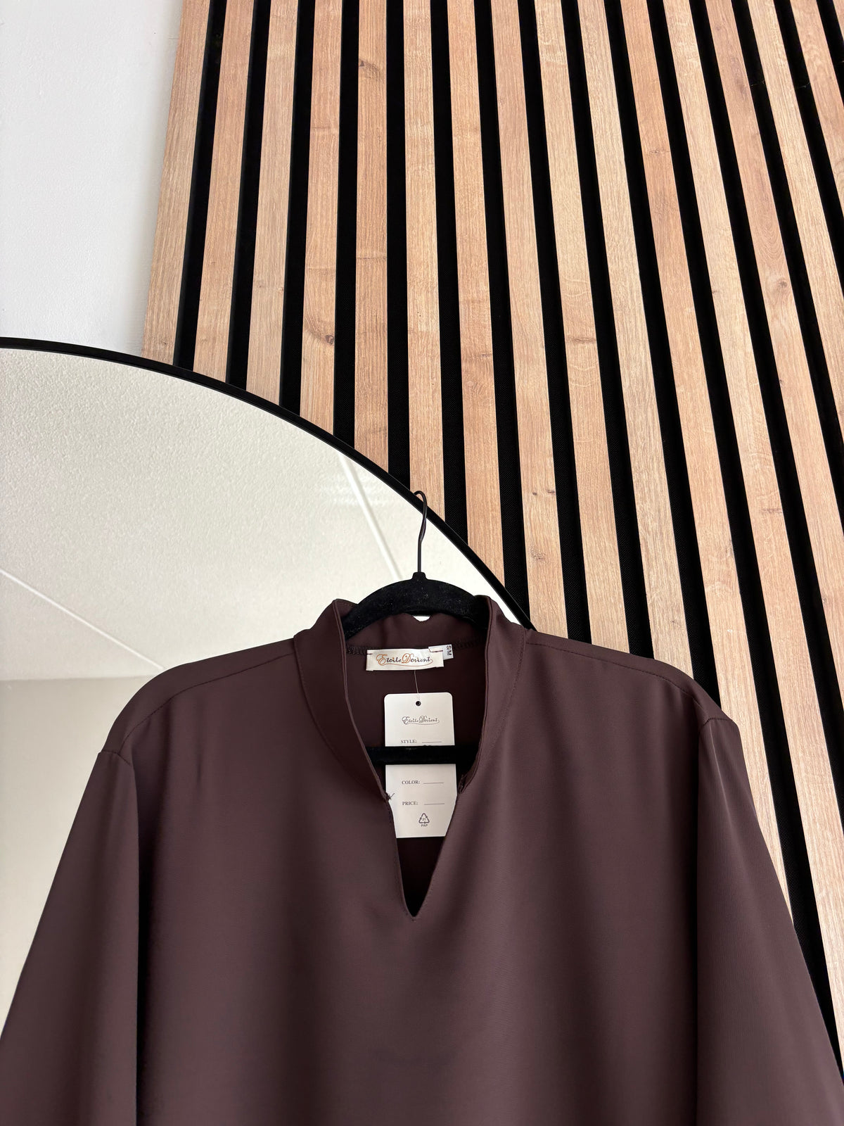 ABAYA NISRIN DARK BROWN