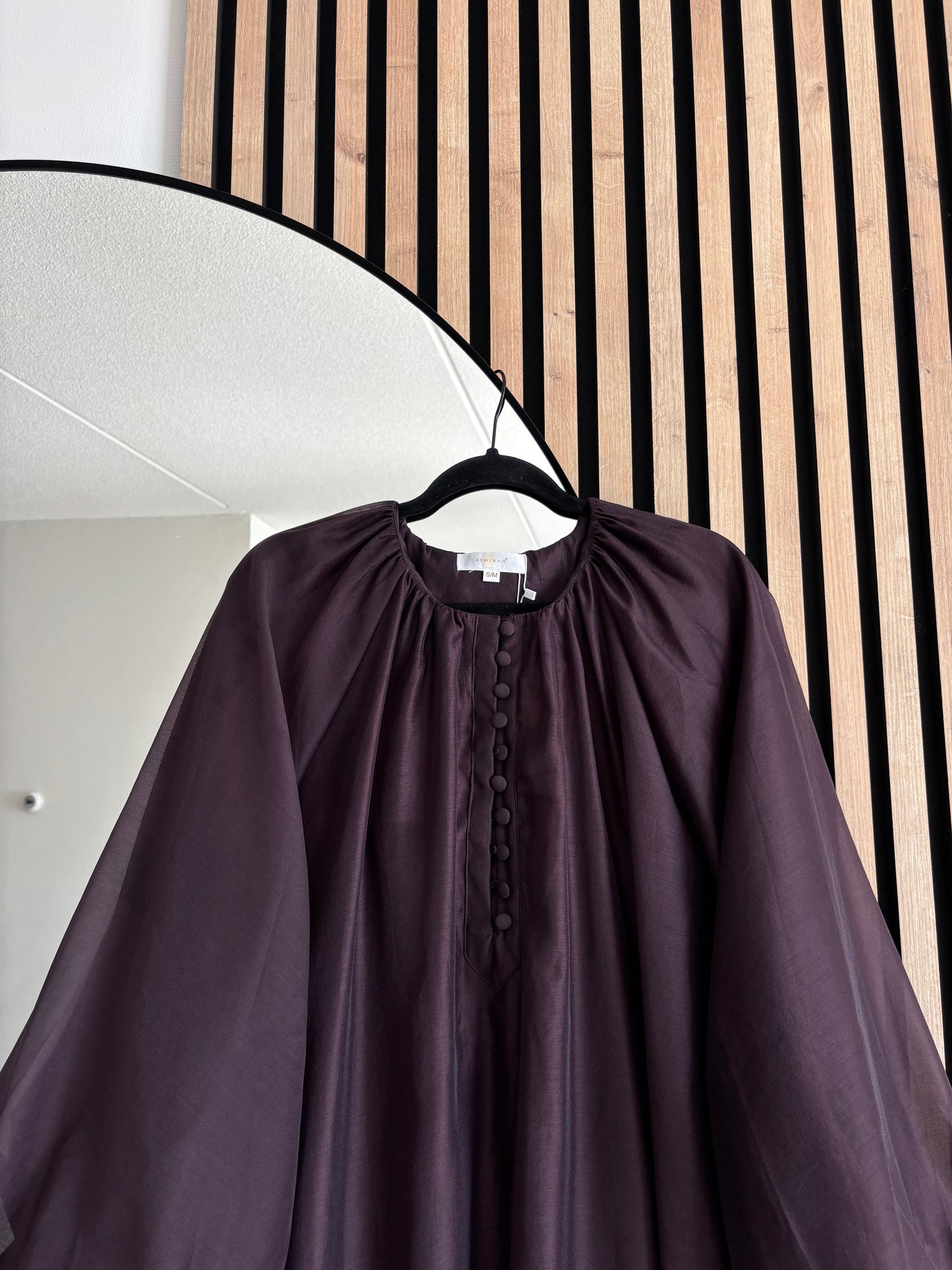 DRESS LONG HASNA BROWN