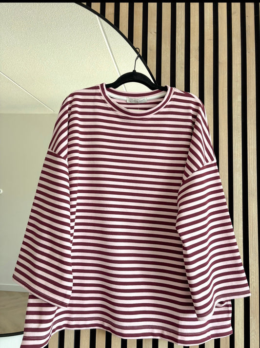 JERSEY OVERSIZE PINK-BORDO