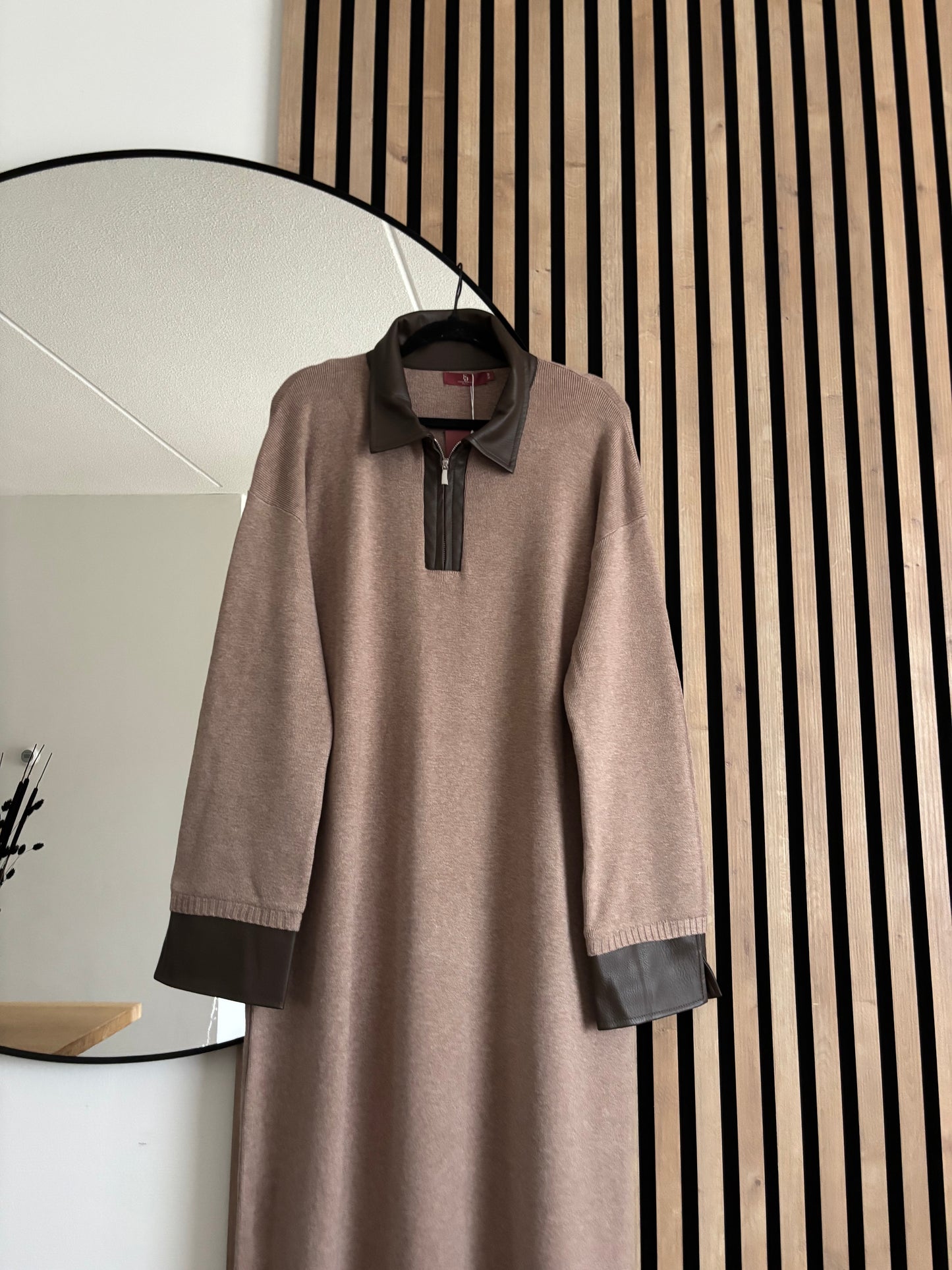 DRESS OUMI CAMEL