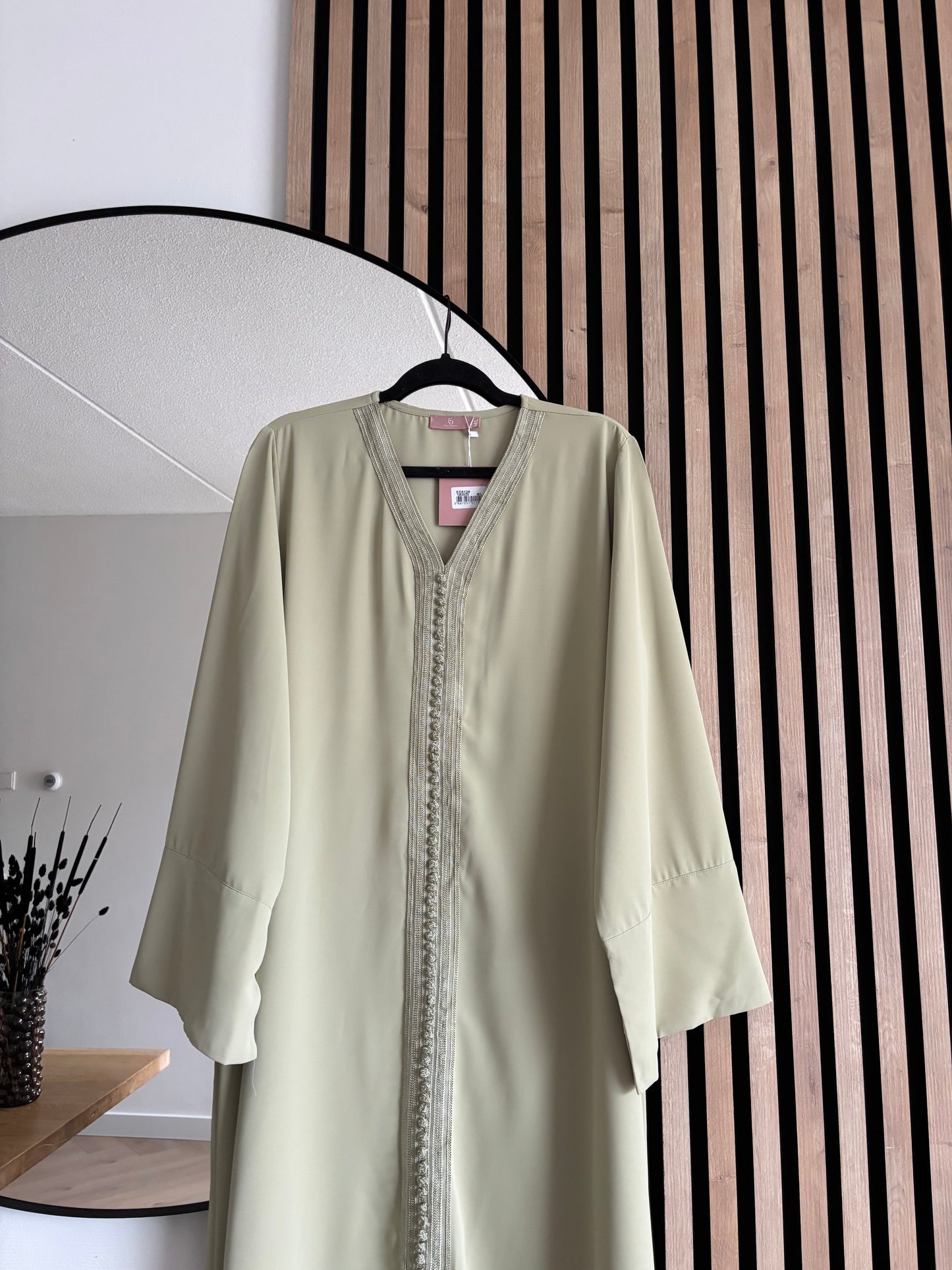 Kaftan dress matcha