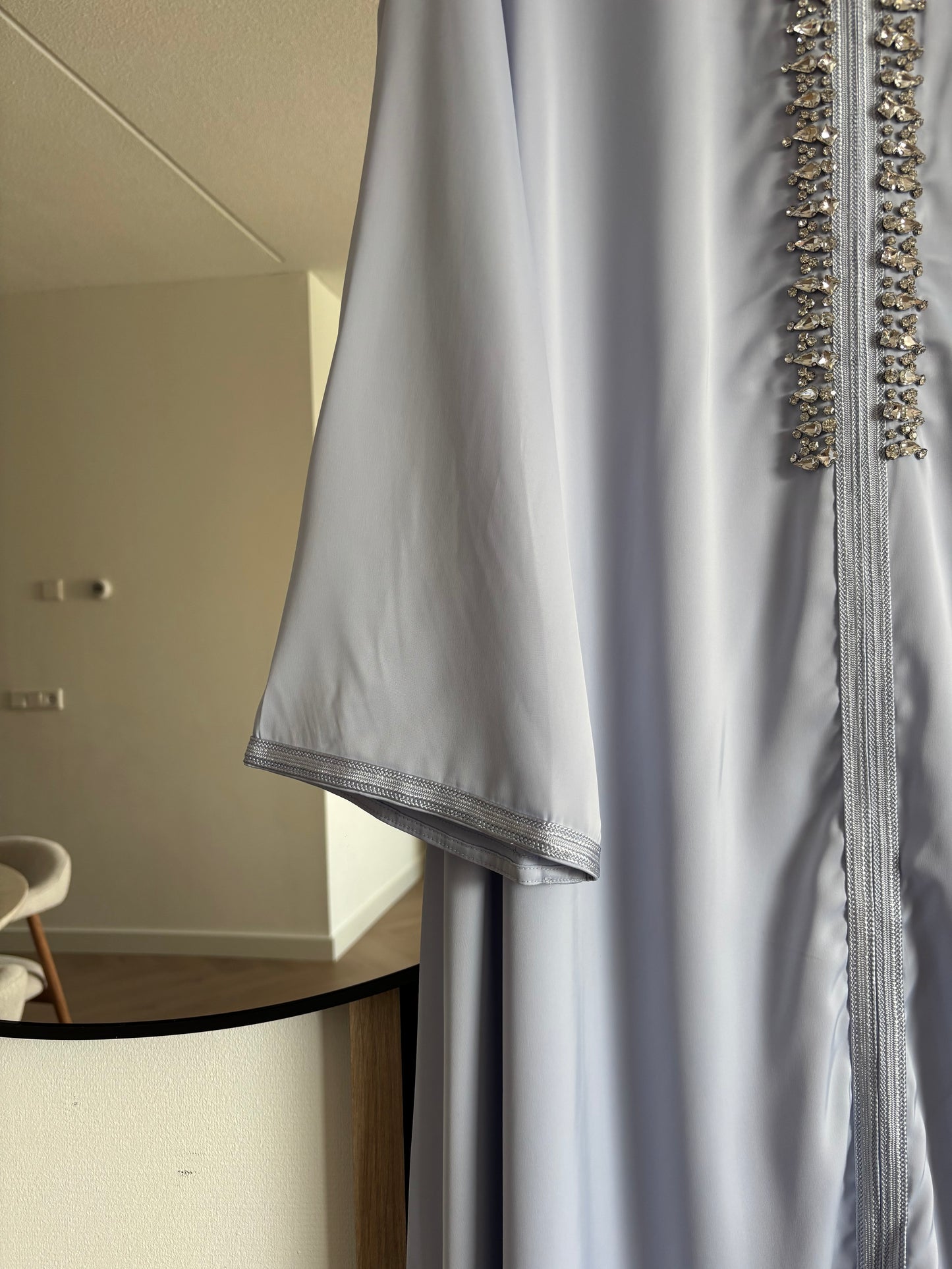 DRESS CAFTAN DIAMOND BLUE CIEL