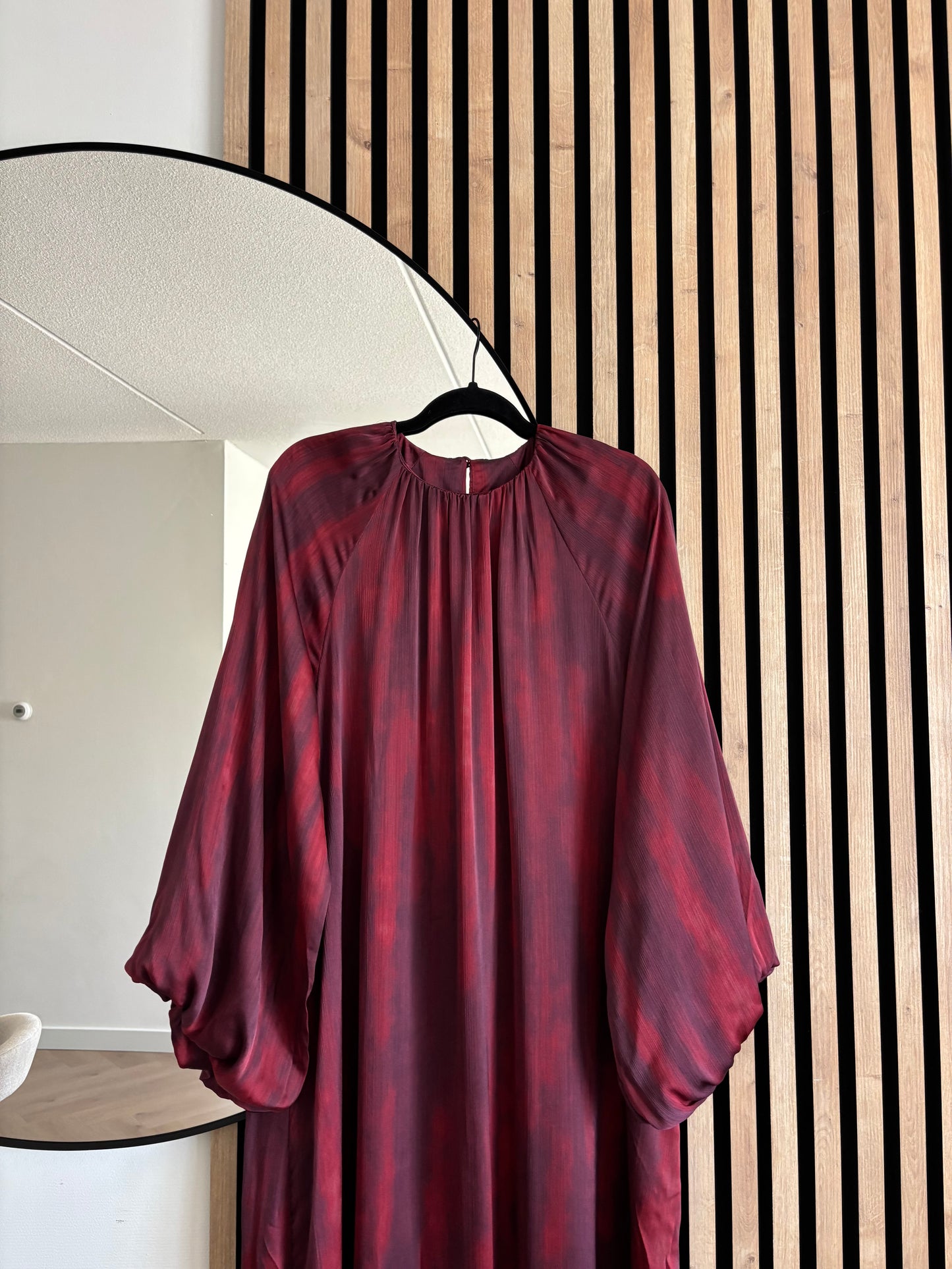 DRESS LEYDI BORDO