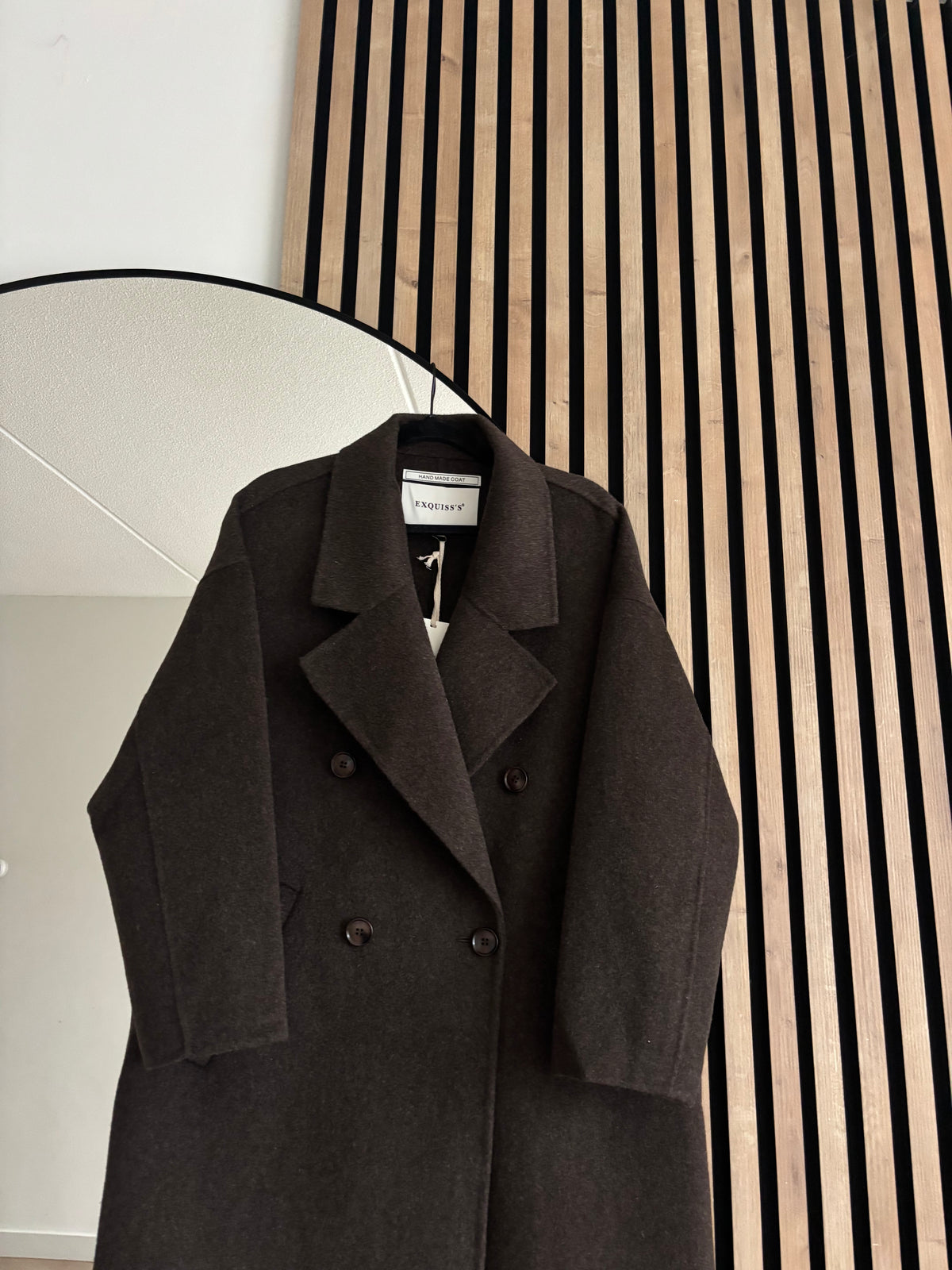 ABRIGO NAYARA DARK BROWN