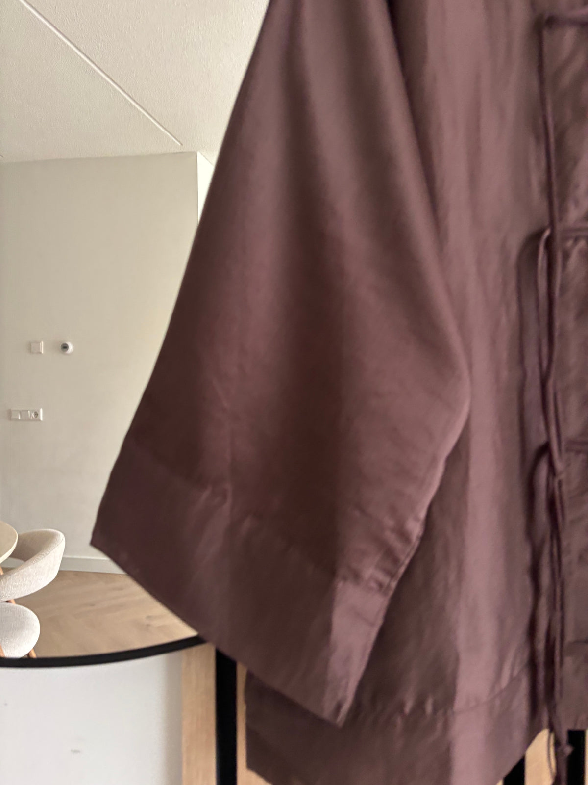 CAMISA INÉS DARK BROWN